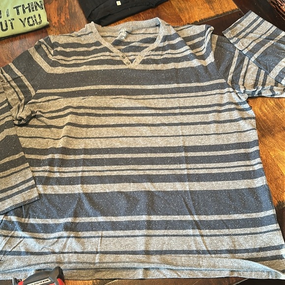 INC long sleeve men’s striped top EUC size 3XL - Picture 3 of 6